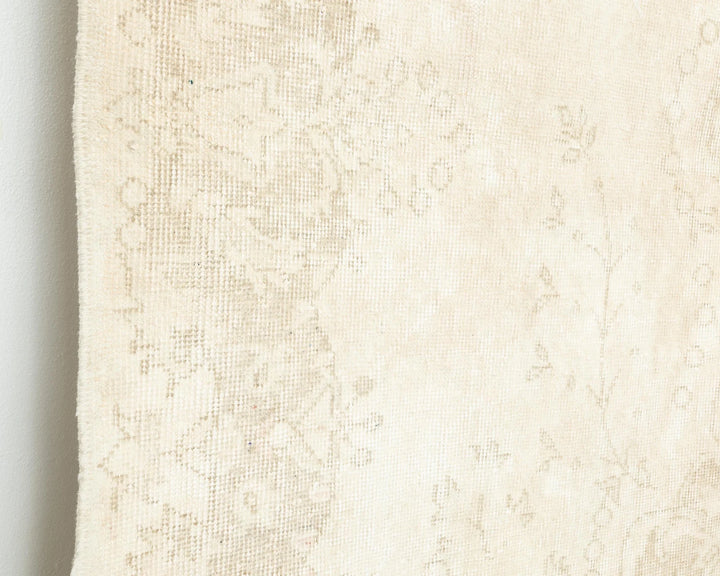 Beige Turkish Oushak Rug 5'10" x 9'4" Hand-Knotted | No. VR66345
