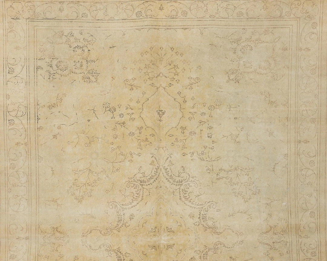 Multicolor Turkish Oushak Rug 6' 6" x 9' 7" Hand-Knotted | No. VR66355