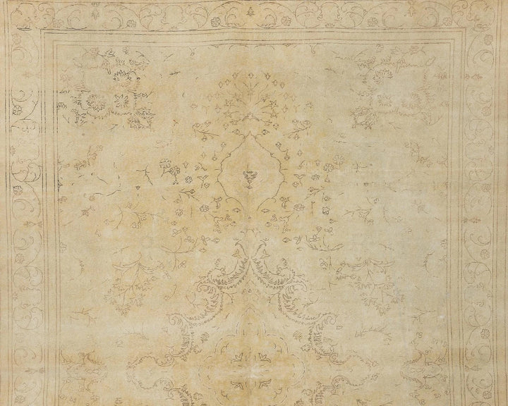 Multicolor Turkish Oushak Rug 6' 6" x 9' 7" Hand-Knotted | No. VR66355