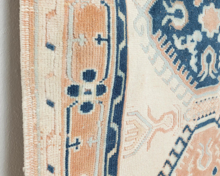 Multicolor Turkish Oushak Rug 3' 1" x 4' 4" Hand-Knotted | No. VR66475