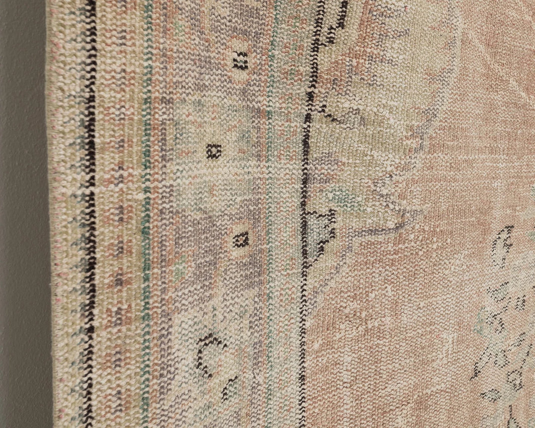 Multicolor Turkish Oushak Rug 6' 1" x 10' Hand-Knotted | No. VR66788