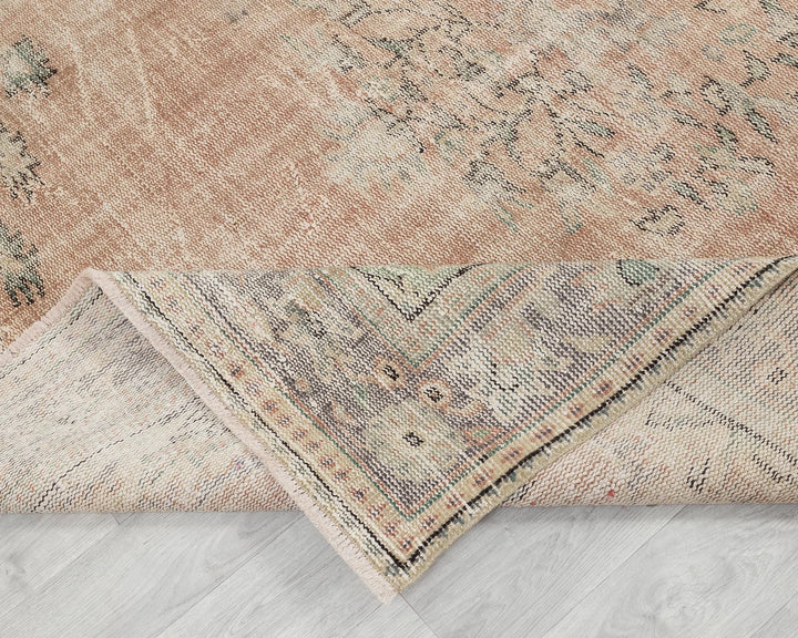 Multicolor Turkish Oushak Rug 6' 1" x 10' Hand-Knotted | No. VR66788