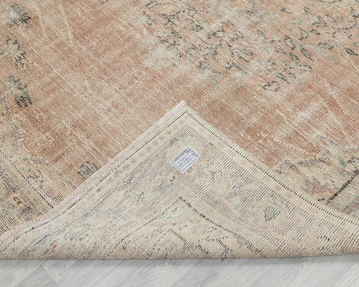 Multicolor Turkish Oushak Rug 6' 1" x 10' Hand-Knotted | No. VR66788