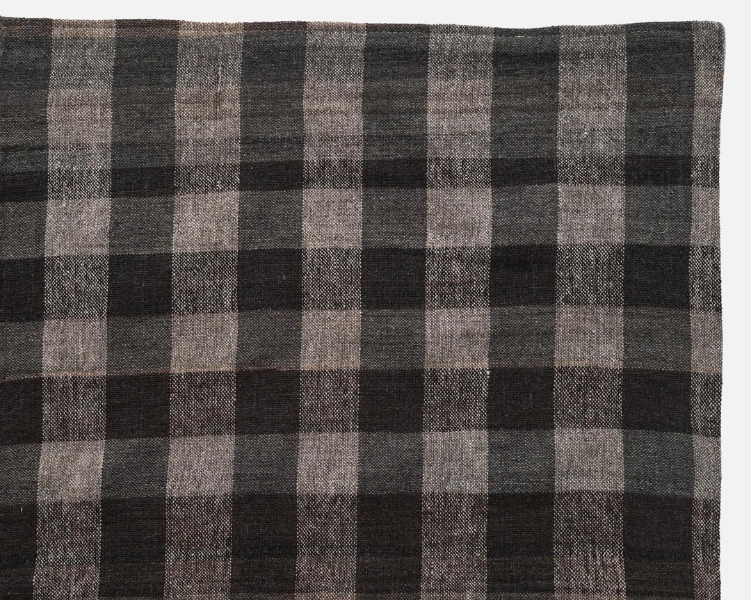 Brown Turkish Kilim Rug 6' x 9' 7" Flat-Weave | No. VR67127
