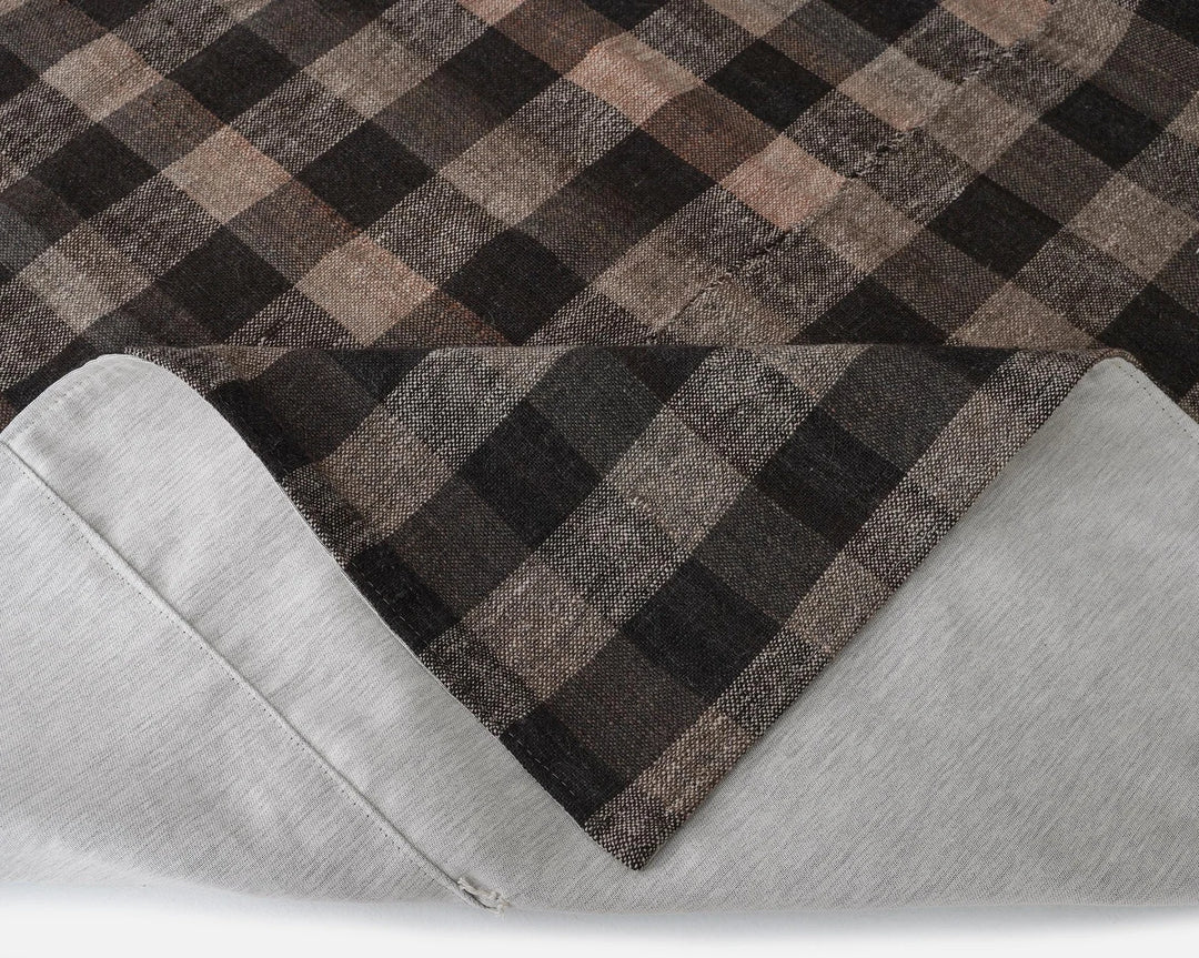 Brown Turkish Kilim Rug 6' x 9' 7" Flat-Weave | No. VR67127