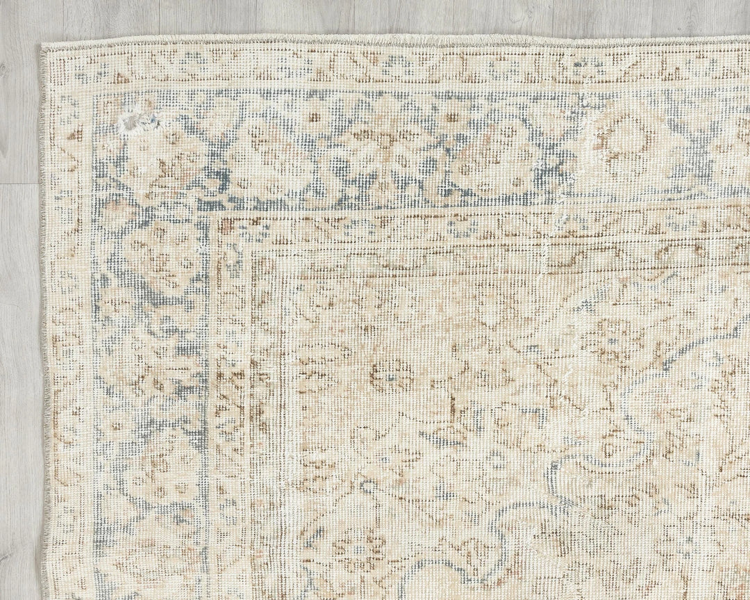 Multicolor Turkish Oushak Rug 6'9" x 9'11" Hand-Knotted | No. VR67169