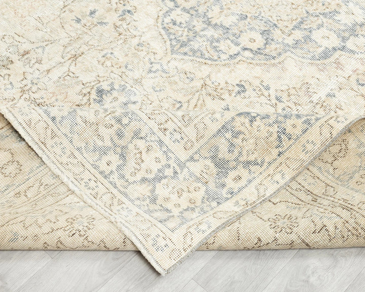Multicolor Turkish Oushak Rug 6'9" x 9'11" Hand-Knotted | No. VR67169