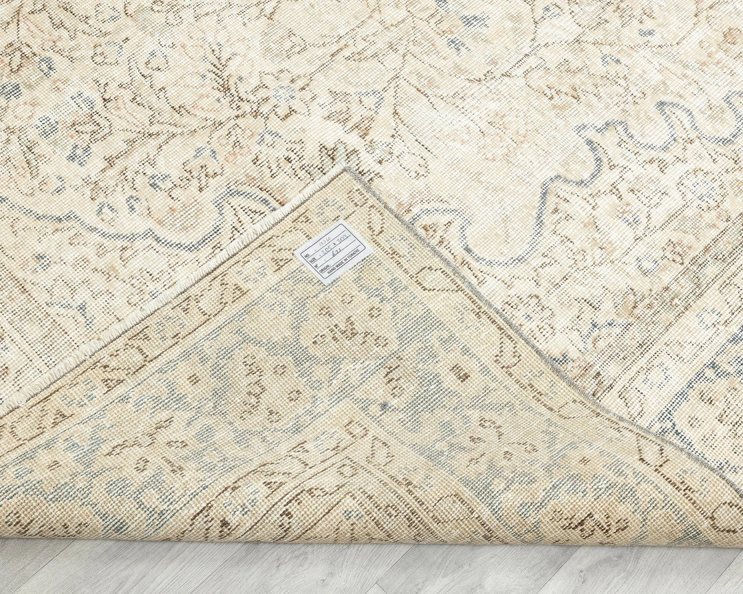 Multicolor Turkish Oushak Rug 6'9" x 9'11" Hand-Knotted | No. VR67169