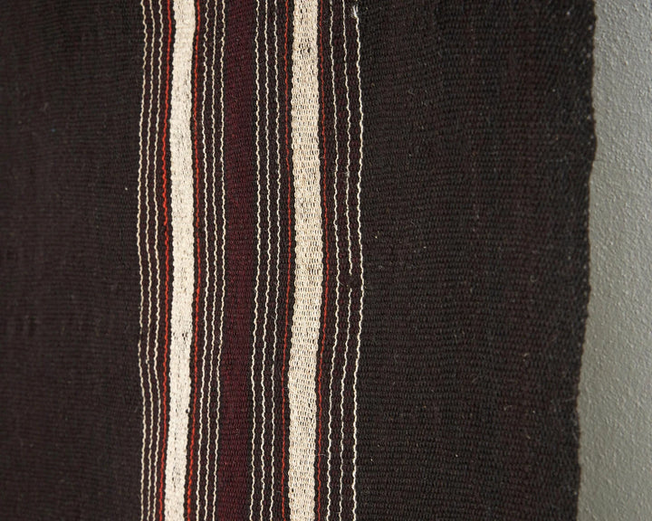 Brown Turkish Kilim Rug 4' 10" x 6' 7" Flat-Weave | No. VR67230
