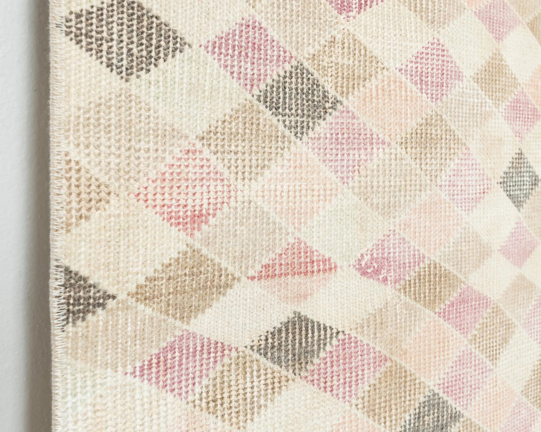 Beige Turkish Oushak Rug 2'2" x 5'10" Hand-Knotted | No. VR67604