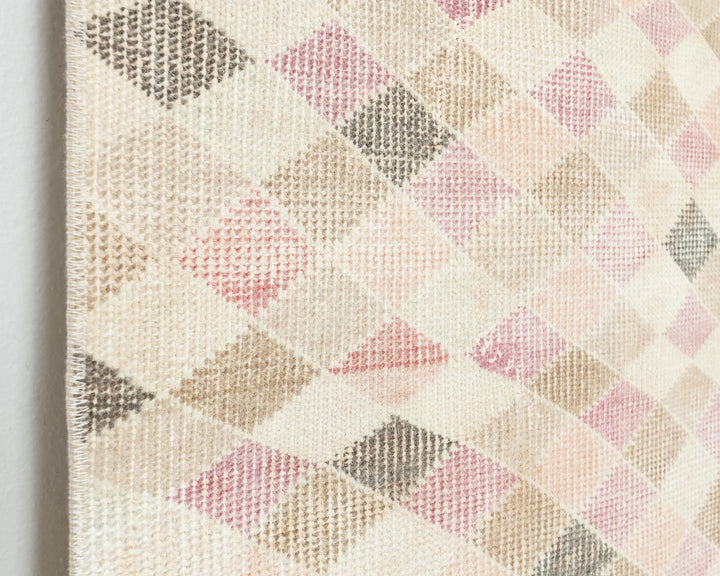 Beige Turkish Oushak Rug 2'2" x 5'10" Hand-Knotted | No. VR67604