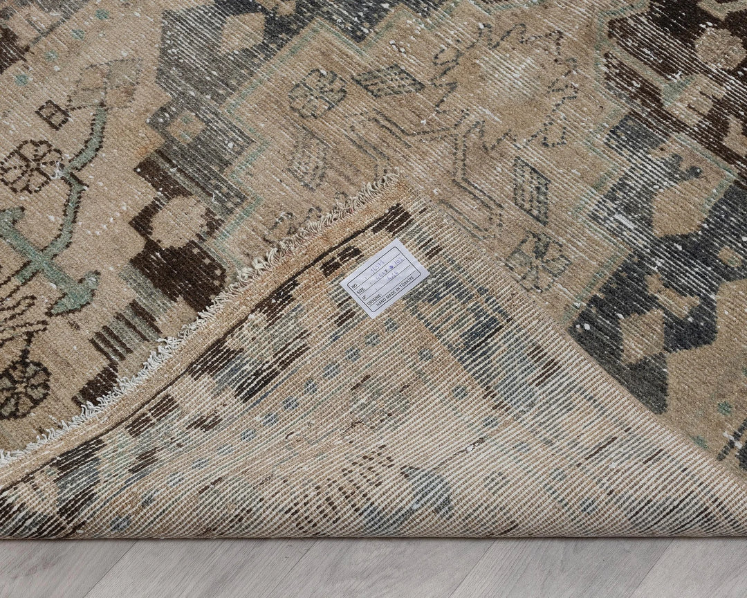 Multicolor Turkish Oushak Rug 3' 5" x 14' 6" Hand-Knotted | No. VR67646