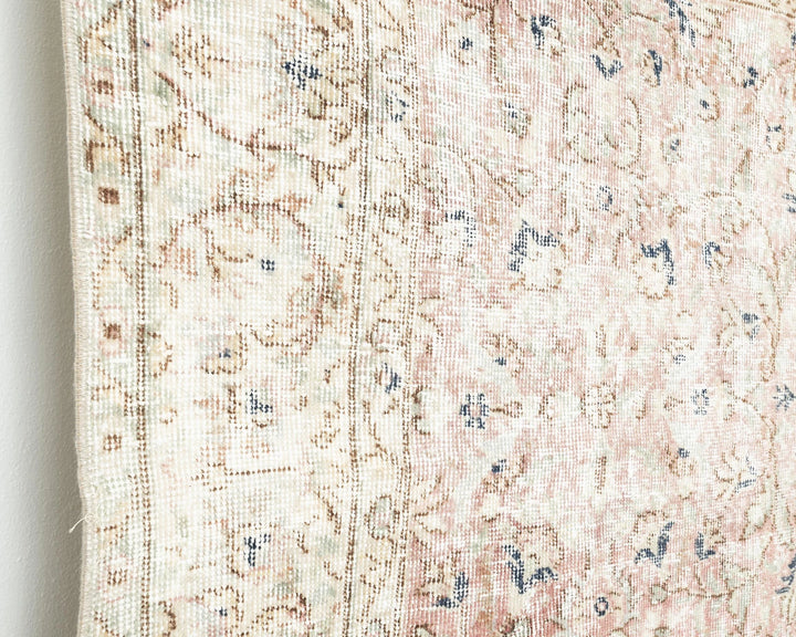 Multicolor Turkish Oushak Rug 5'6" x 8'7" Hand-Knotted | No. VR67837