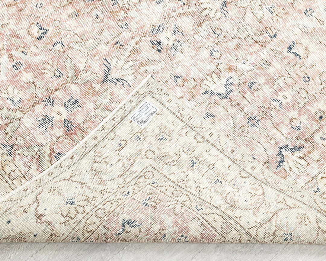 Multicolor Turkish Oushak Rug 5'6" x 8'7" Hand-Knotted | No. VR67837