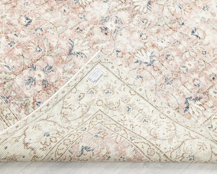 Multicolor Turkish Oushak Rug 5'6" x 8'7" Hand-Knotted | No. VR67837