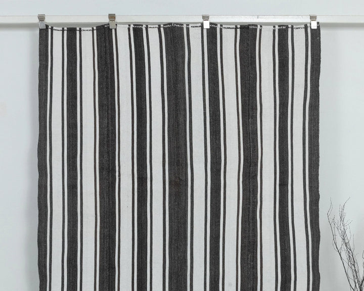 Ivory Turkish Kilim Rug 5'5" x 9'1" Flat-Weave view