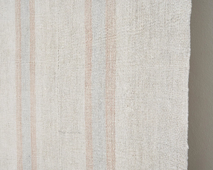 White Turkish Kilim Rug 5' 8" x 8' 1" Flat-Weave | No. VR68005