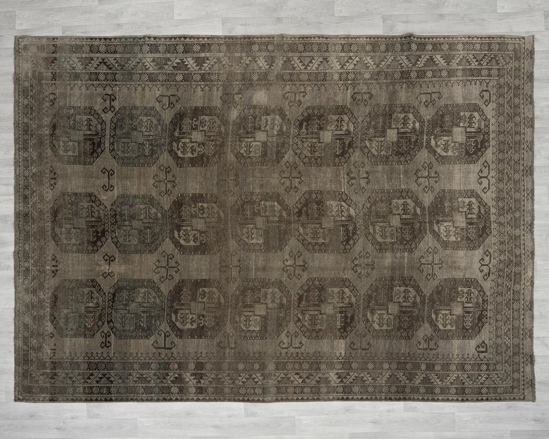 Multicolor Turkish Oushak Rug 8' x 10' Hand-Knotted view 9