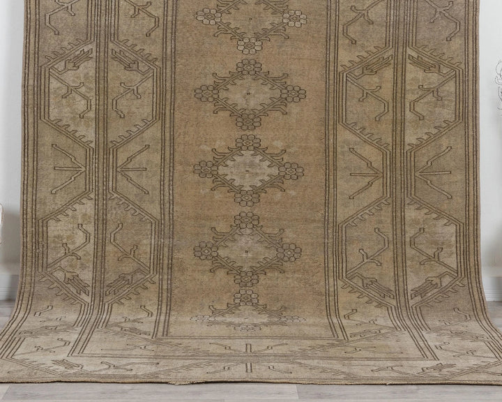 Multicolor Turkish Oushak Rug 6' 9" x 9' 1" Hand-Knotted | No. VR68061