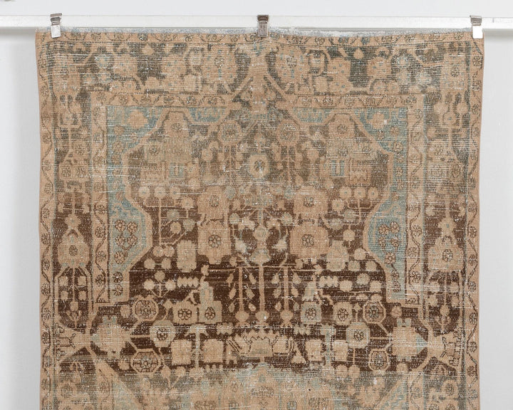 Multicolor Turkish Oushak Rug 5' 1" x 9' 3" Hand-Knotted | No. VR68483