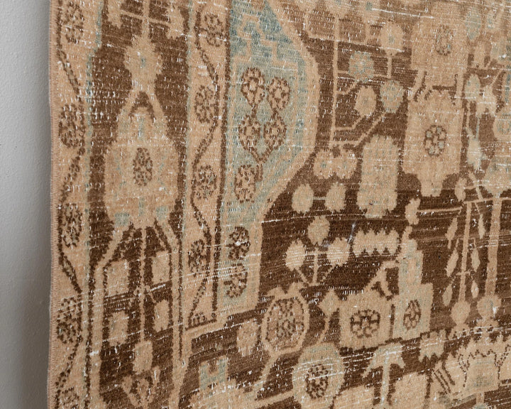 Multicolor Turkish Oushak Rug 5' 1" x 9' 3" Hand-Knotted | No. VR68483