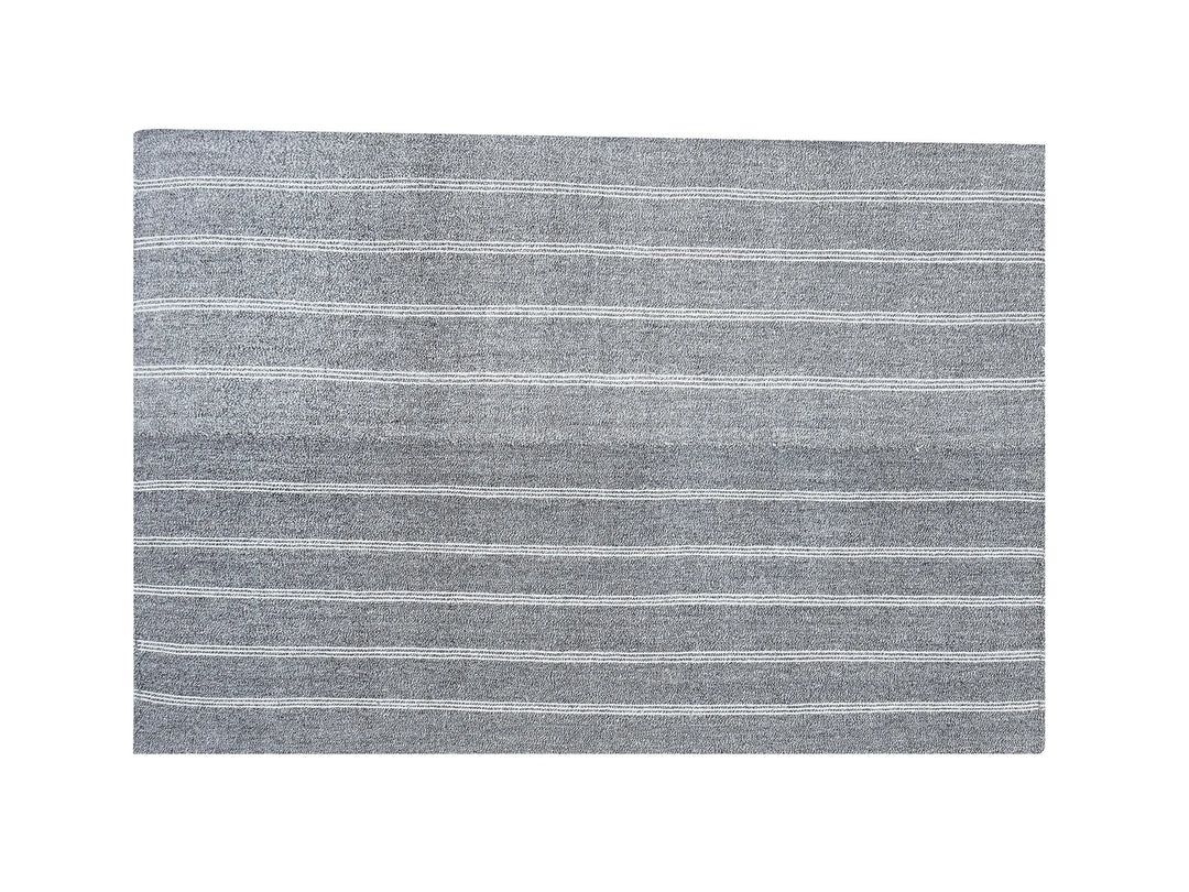 Gray Turkish Kilim Rug 4'11" x 7'1" Flat-Weave | No. VR68547