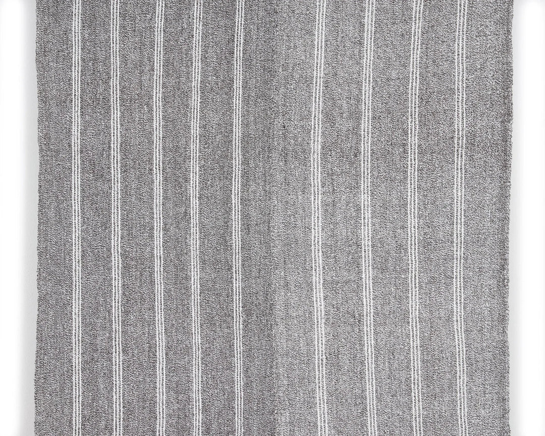 Gray Turkish Kilim Rug 4'11" x 7'1" Flat-Weave | No. VR68547