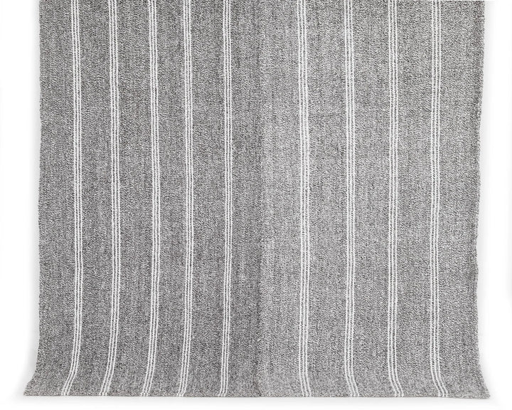 Gray Turkish Kilim Rug 4'11" x 7'1" Flat-Weave | No. VR68547