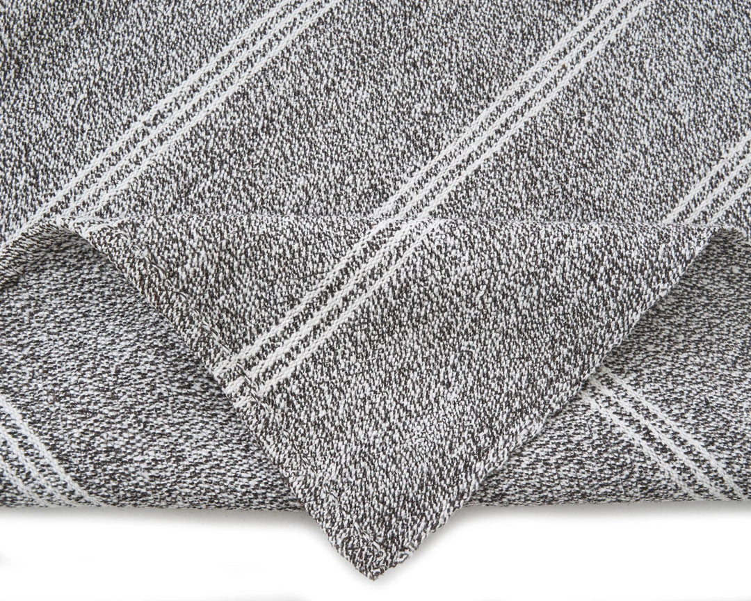 Gray Turkish Kilim Rug 4'11" x 7'1" Flat-Weave | No. VR68547