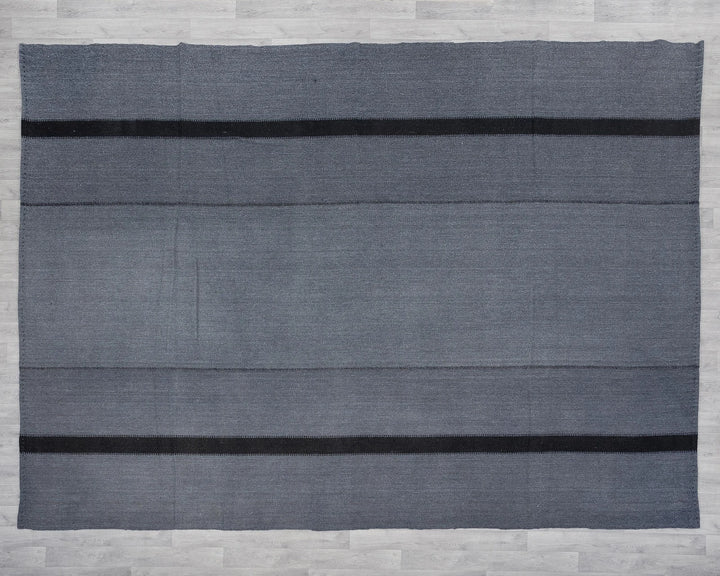 Black Kilim Rug 9' 10" x 12' 6" | No. VR68561