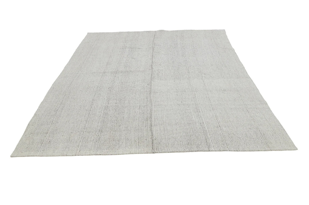 Gray Kilim Rug 7' 1" x 9' 4" | No. VR68621