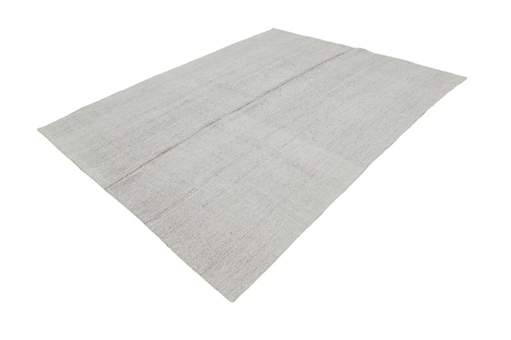 Gray Kilim Rug 7' 1" x 9' 4" | No. VR68621
