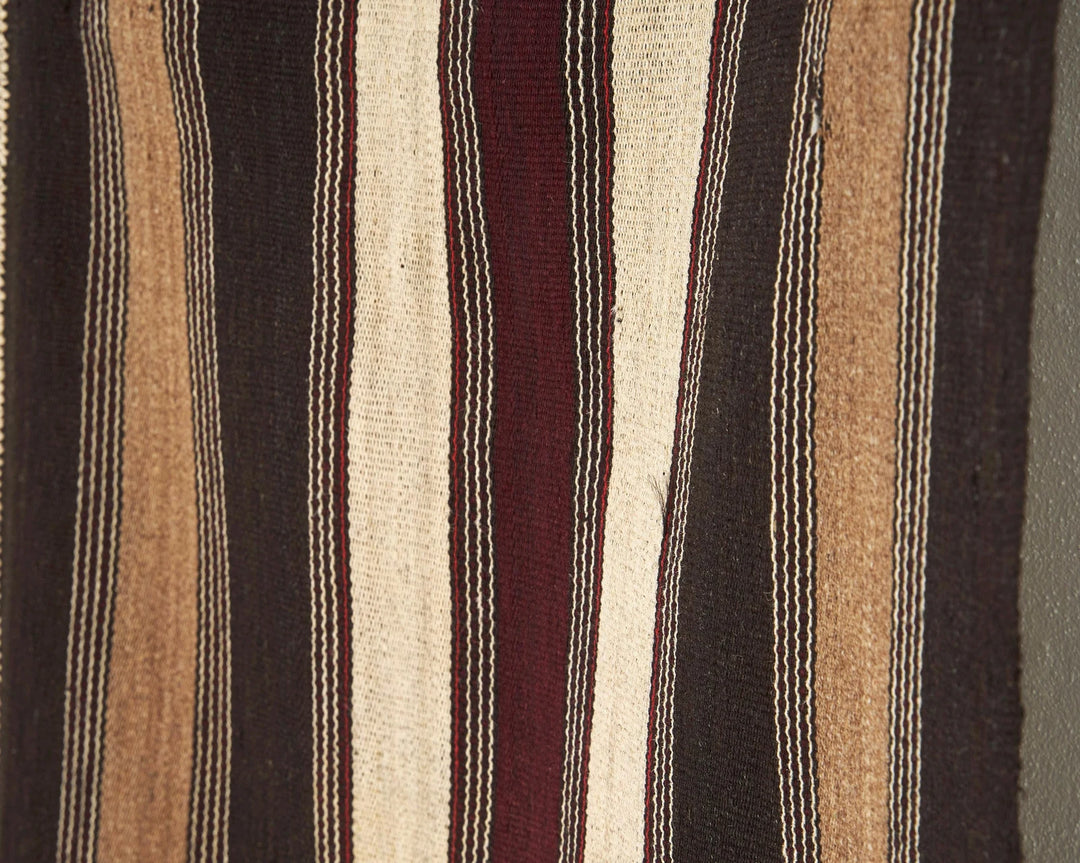 Brown Turkish Kilim Rug 4' 10" x 8' 2" Flat-Weave | No. VR68733