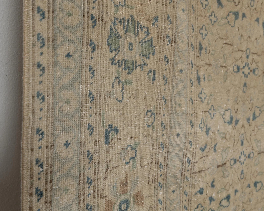Multicolor Turkish Oushak Rug 6'7" x 9'6" Hand-Knotted | No. VR68789