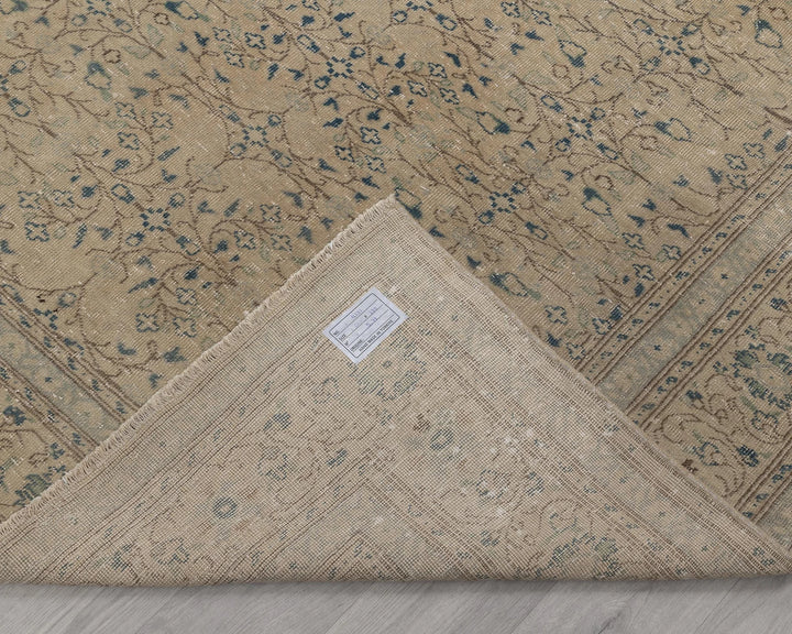 Multicolor Turkish Oushak Rug 6'7" x 9'6" Hand-Knotted | No. VR68789