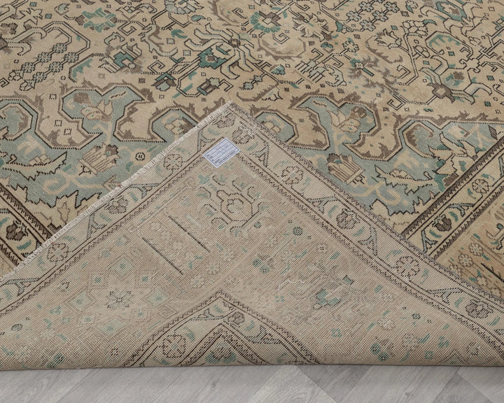 Multicolor Turkish Oushak Rug 9' 8" x 12' 6" Hand-Knotted | No. VR68892