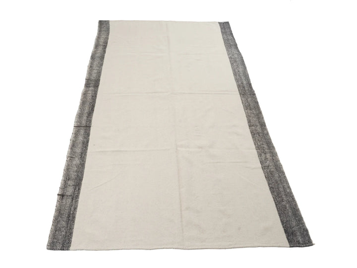 Beige Turkish Kilim Rug 5' 4" x 10' 4" Flat-Weave | No. VR69051