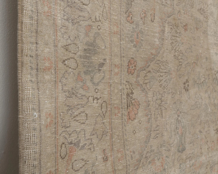Multicolor Turkish Oushak Rug 6'5" x 9'5" Hand-Knotted | No. VR69097
