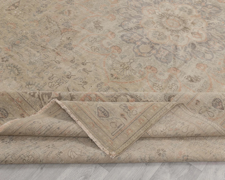 Multicolor Turkish Oushak Rug 6'5" x 9'5" Hand-Knotted | No. VR69097