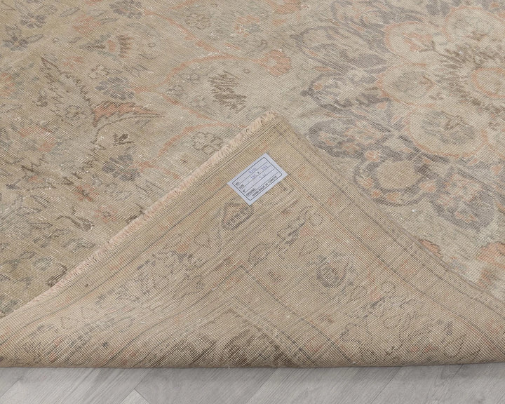 Multicolor Turkish Oushak Rug 6'5" x 9'5" Hand-Knotted | No. VR69097