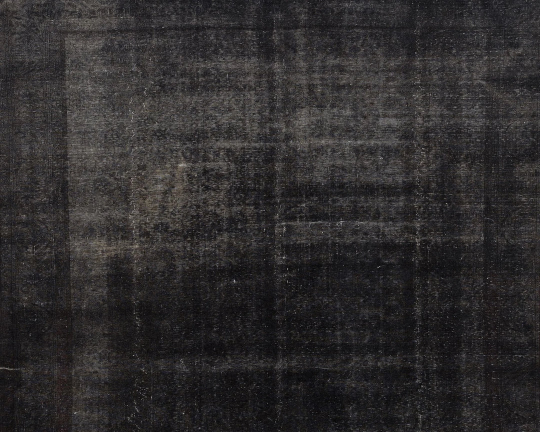 Gray Turkish Overdye Rug 7' 9" x 10' 8" Hand-Knotted | No. VR69226