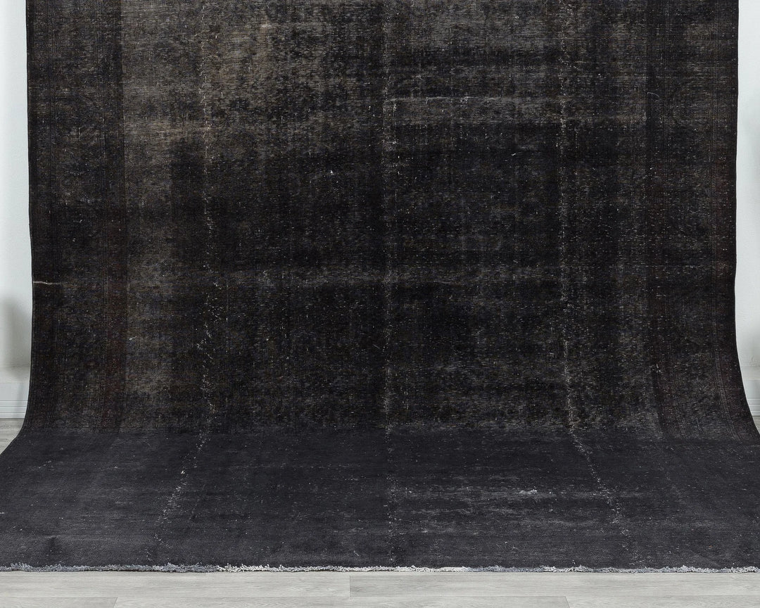 Gray Turkish Overdye Rug 7' 9" x 10' 8" Hand-Knotted | No. VR69226