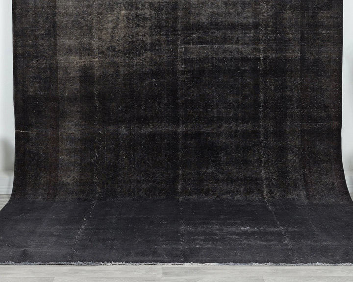 Gray Turkish Overdye Rug 7' 9" x 10' 8" Hand-Knotted | No. VR69226