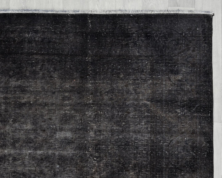 Gray Turkish Overdye Rug 7' 9" x 10' 8" Hand-Knotted | No. VR69226