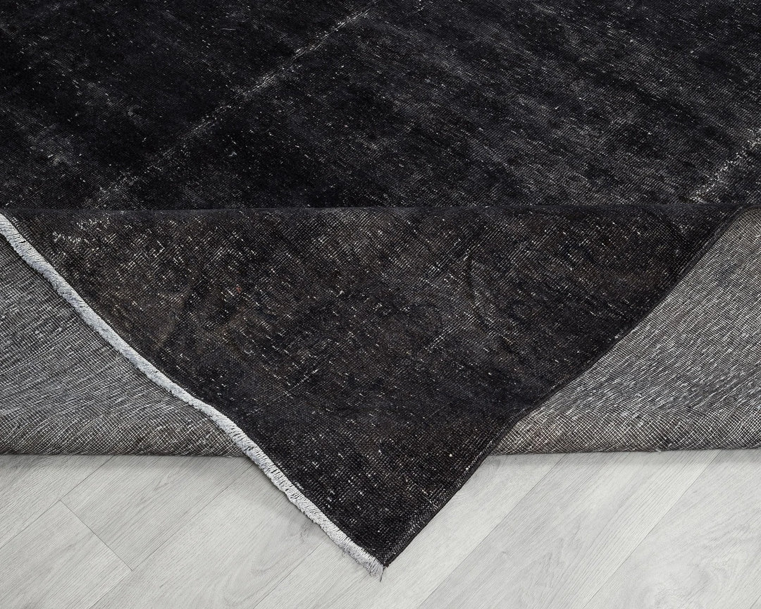 Gray Turkish Overdye Rug 7' 9" x 10' 8" Hand-Knotted | No. VR69226