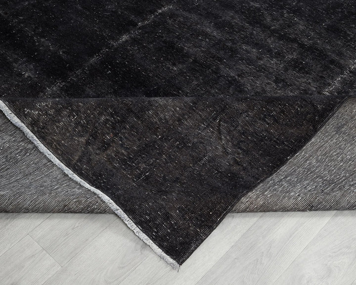 Gray Turkish Overdye Rug 7' 9" x 10' 8" Hand-Knotted | No. VR69226