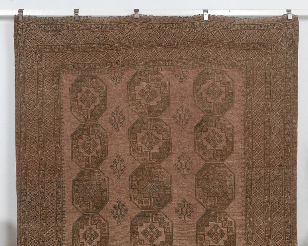 Multicolor Turkish Oushak Rug 7' 6" x 10' 2" Hand-Knotted | No. VR69366