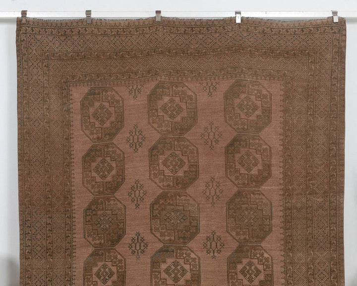Multicolor Turkish Oushak Rug 7' 6" x 10' 2" Hand-Knotted | No. VR69366
