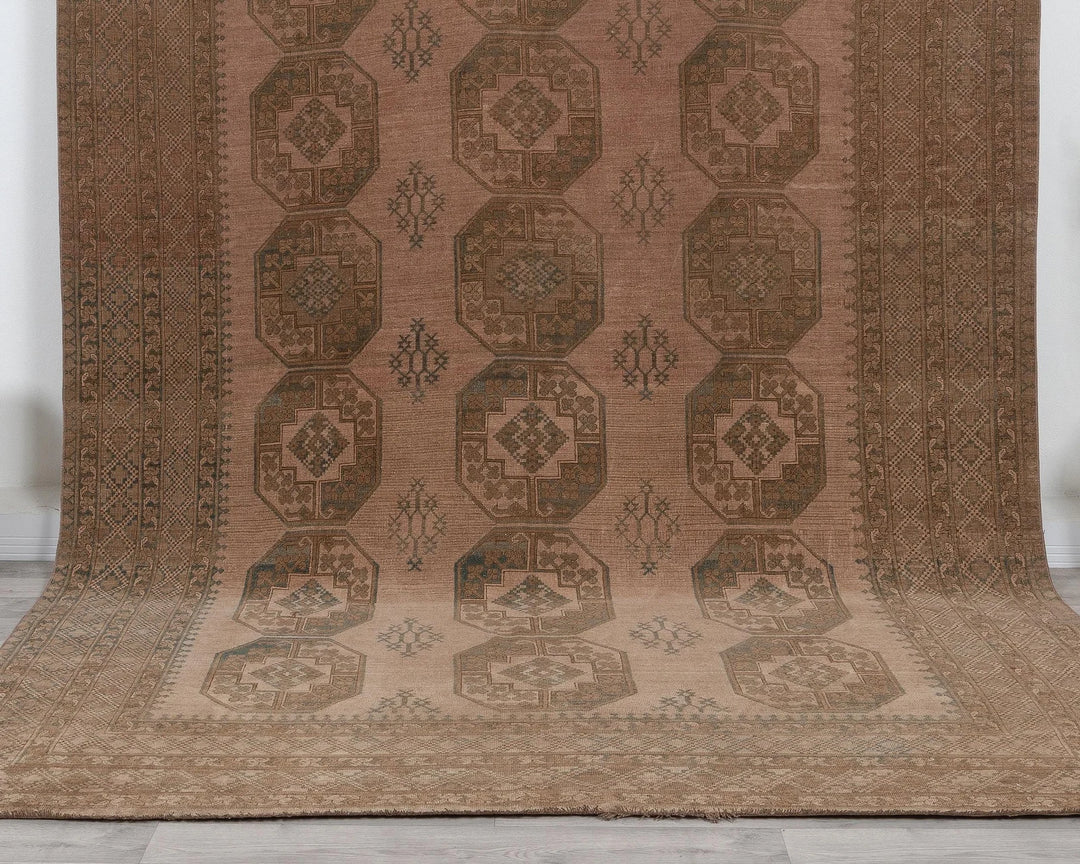 Multicolor Turkish Oushak Rug 7' 6" x 10' 2" Hand-Knotted | No. VR69366