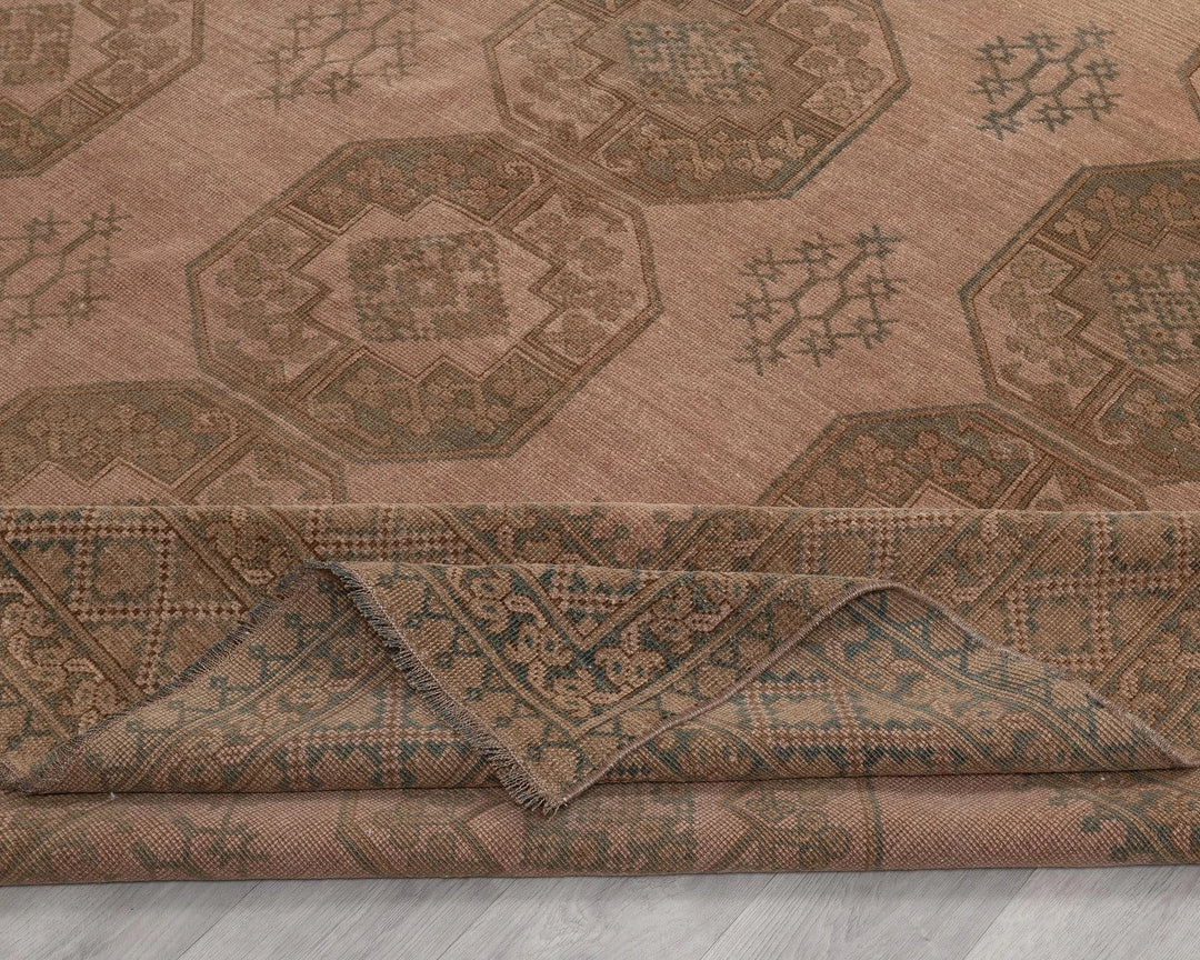 Multicolor Turkish Oushak Rug 7' 6" x 10' 2" Hand-Knotted | No. VR69366